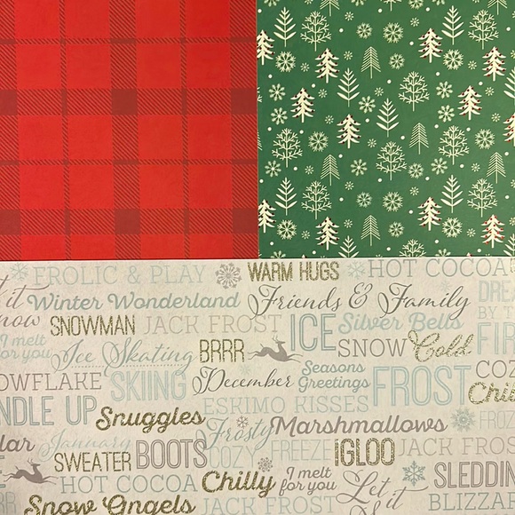 Christmas Scrapbook Paper! 12x12 Premium Card Stock! - Picture 7 of 11